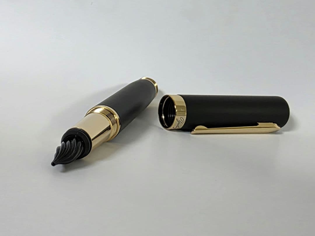 雅流ヤーチンスタイル　ガラス万年筆　ショートタイプ