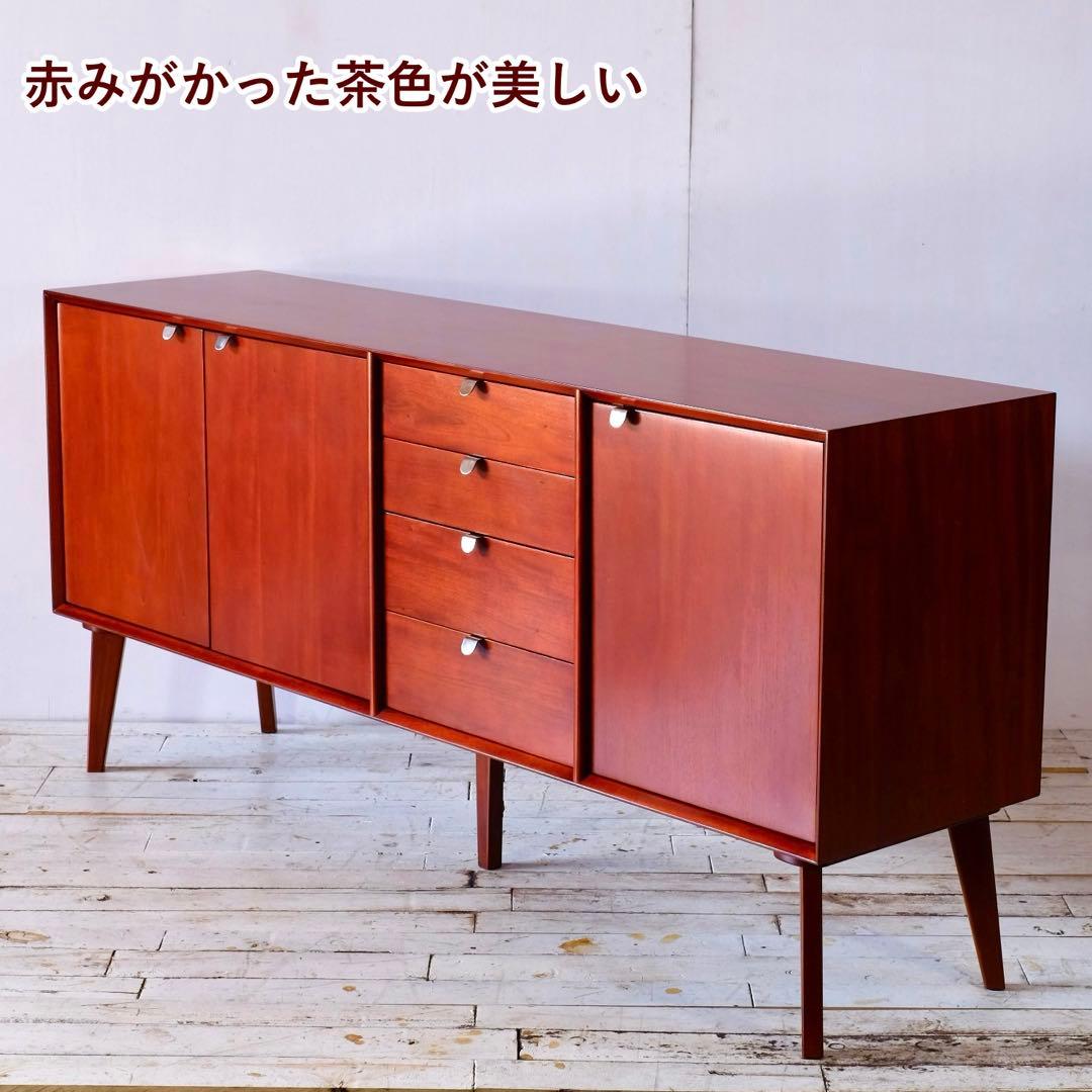 J 新品 北欧 160cm リビングボード キャビネット サイドボード 収納