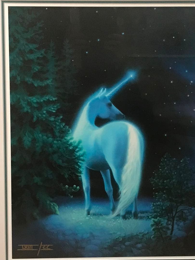 カーク・レイナート「サイレントナイト」シルクスクリーン＋手彩色　直筆サイン有り