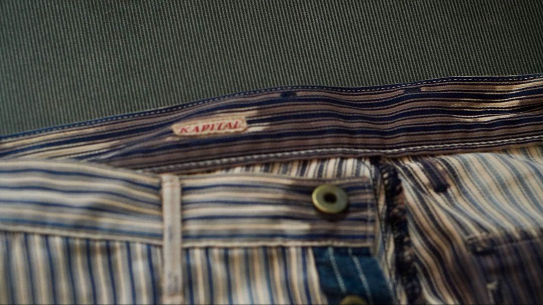 【超希少】KAPITAL 一点物 サルエルショーツ ヴィンテージ加工