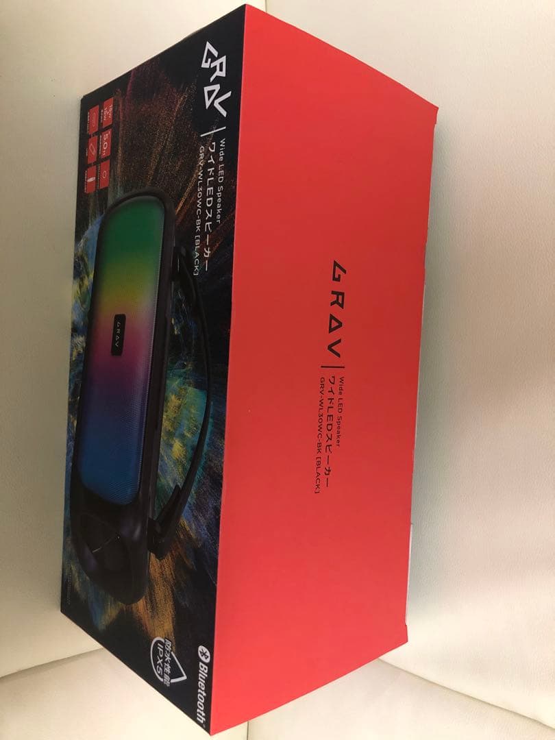 Bluetooth経由のワイドLEDスピーカー 品番：GRV-WL30WC