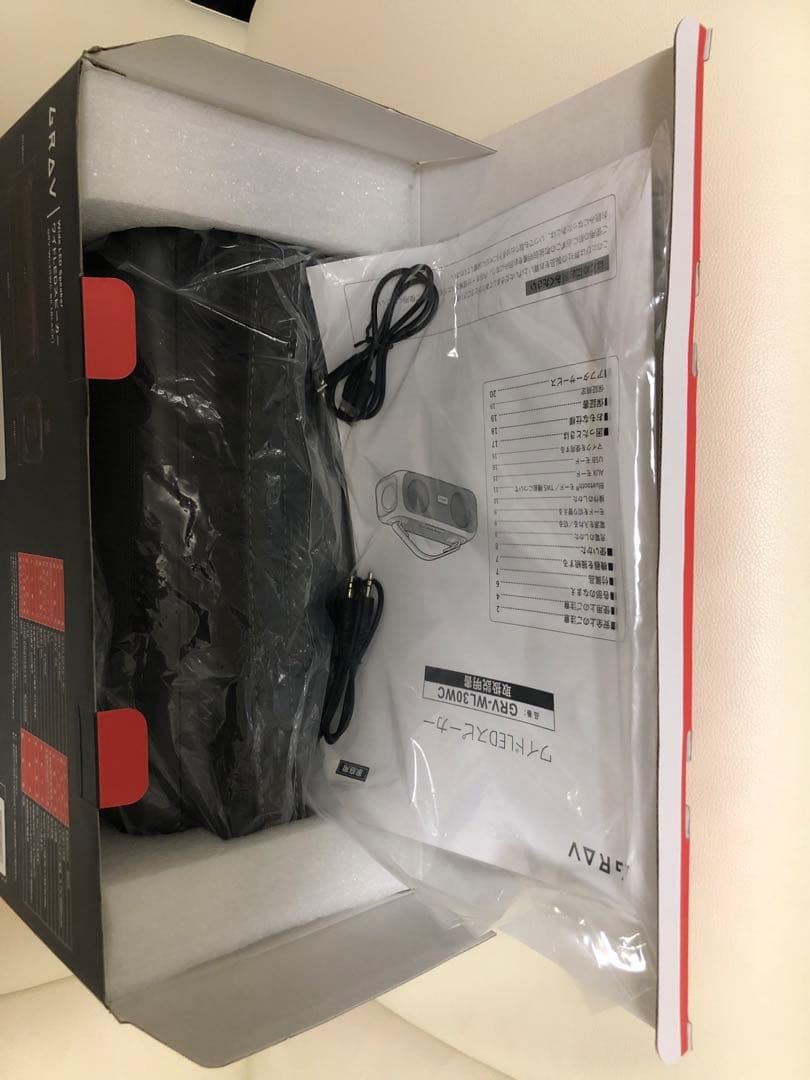 Bluetooth経由のワイドLEDスピーカー 品番：GRV-WL30WC