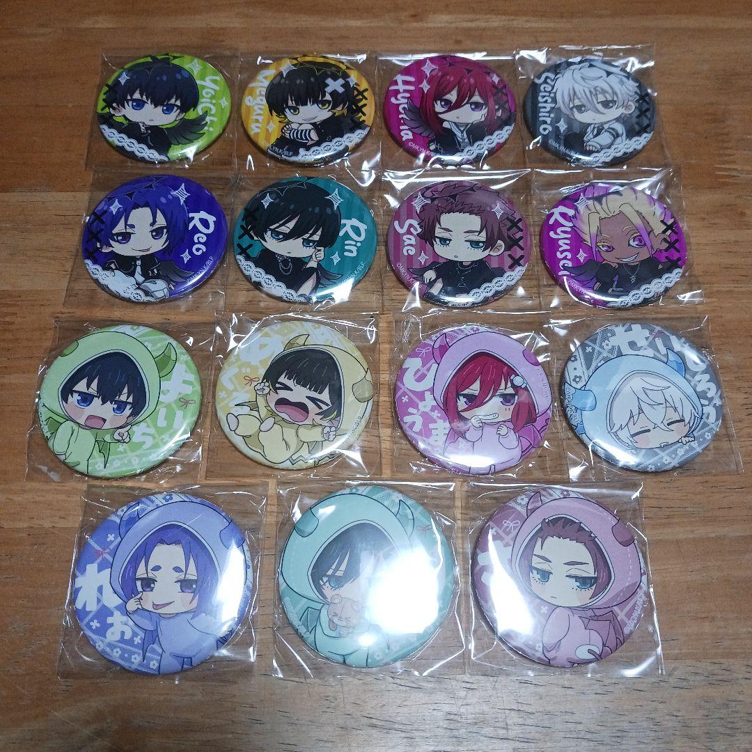 ブルーロック 全15種 ファボリテ ミニキャラ 缶バッジ 天使＆悪魔 全種セット