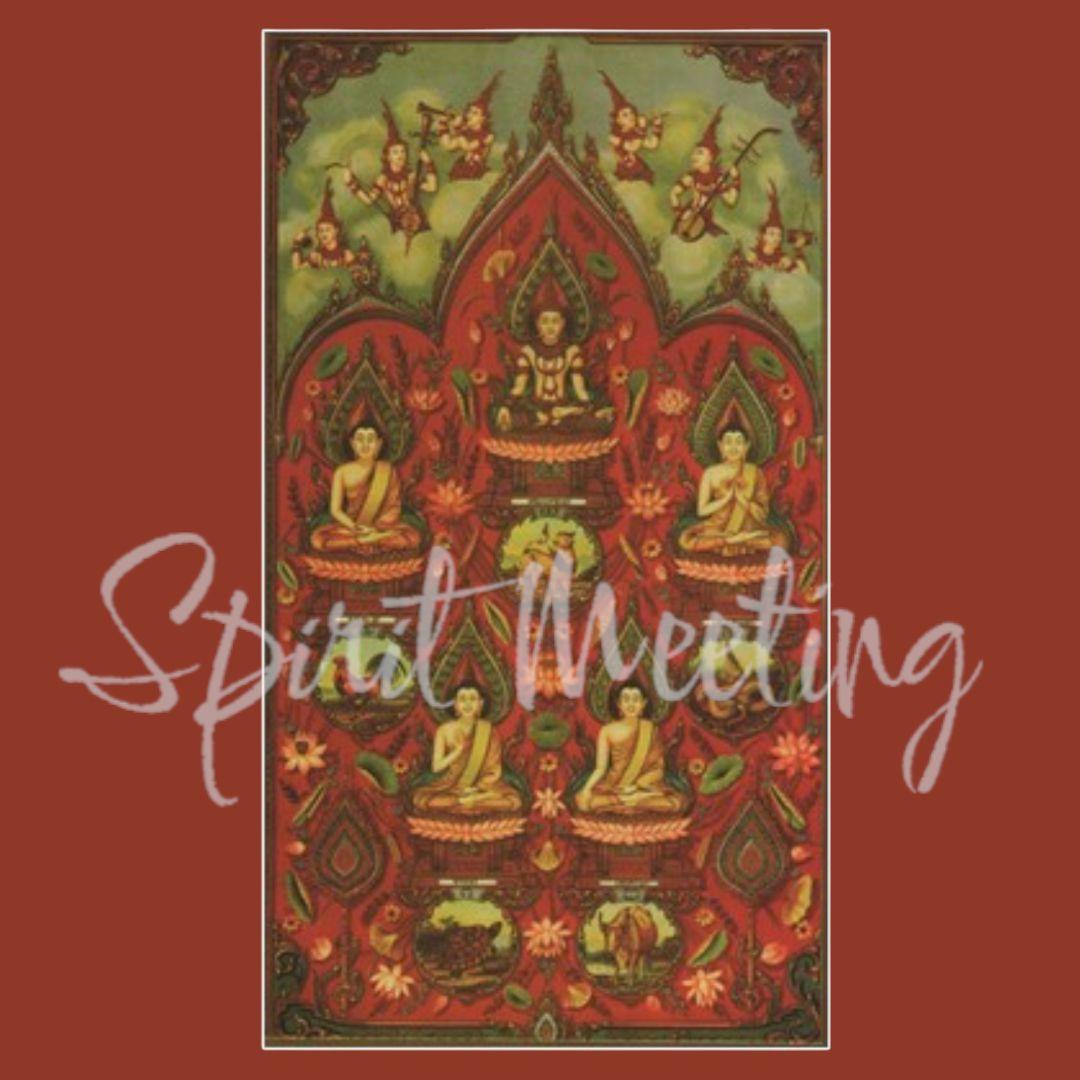 特別価格　偉大なるマハーヤント　蓮葉の中のプラカンターラット　救済5仏　開運守護