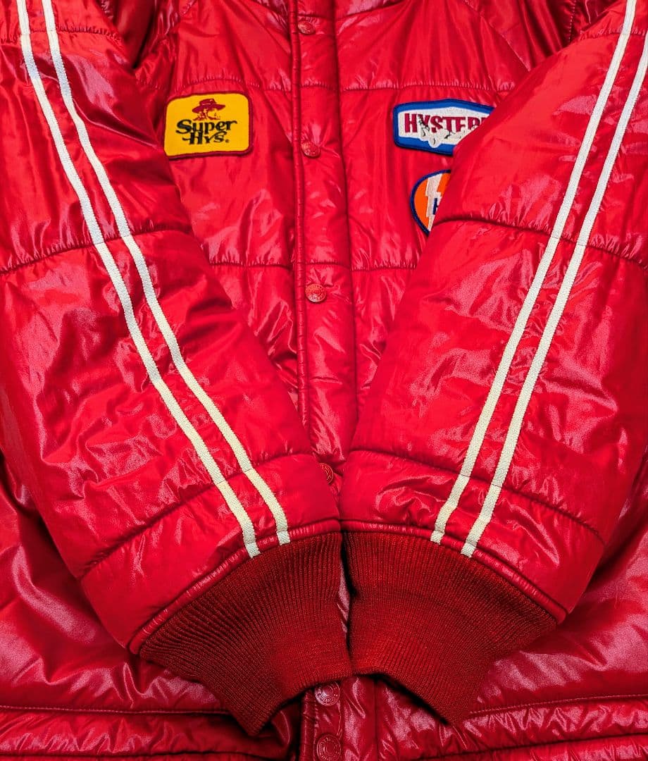 HYSTERIC GLAMOUR レーシング フーデッドブルゾン プリマロフト