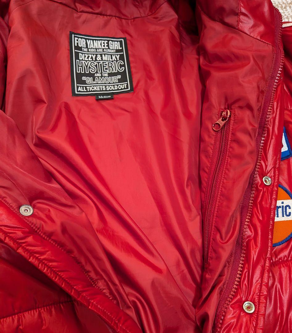 HYSTERIC GLAMOUR レーシング フーデッドブルゾン プリマロフト