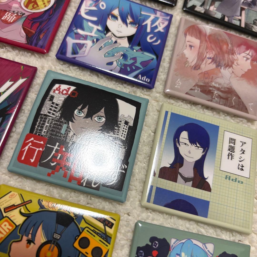 Ado モナ・リザの横顔グッズ こう見るとアタシも大きくなったもんねぇ〜缶バッジ