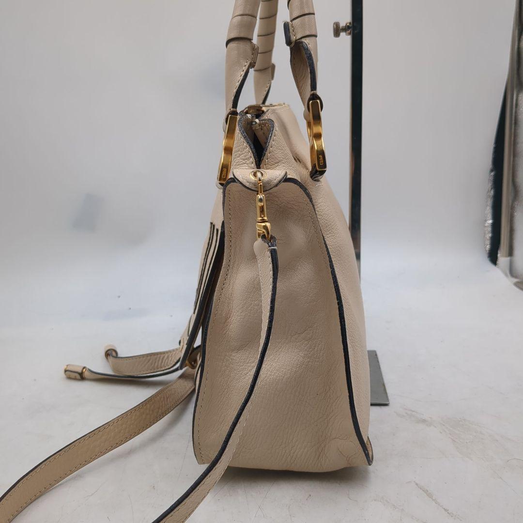 クロエ　マーシー　MARCIE レザー　トート　ハンドバッグ　ベージュ　2way