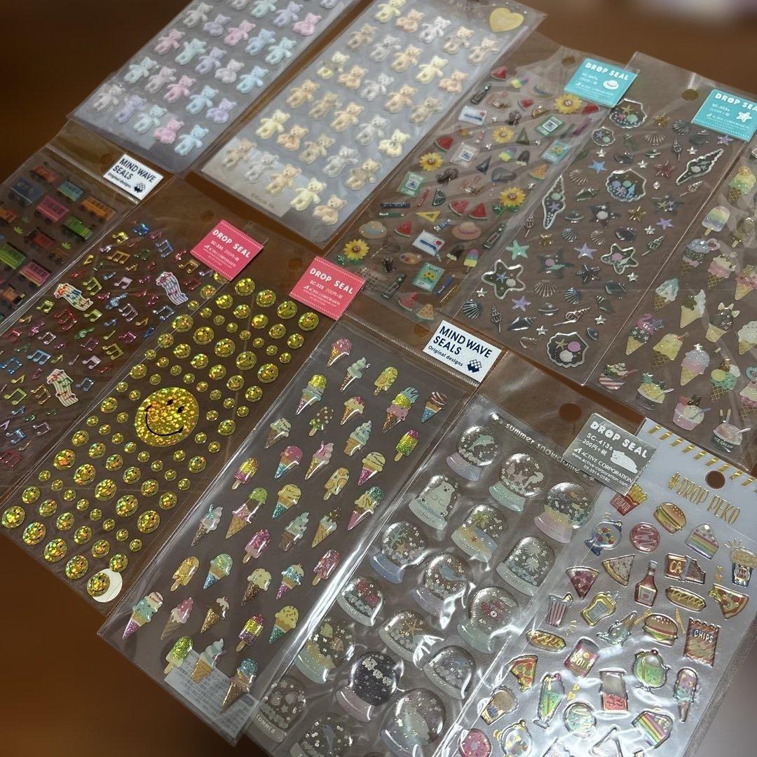 立体シール　27枚　まとめ売り　ドロップ　サンリオ　平成はっぴーフォン　新品