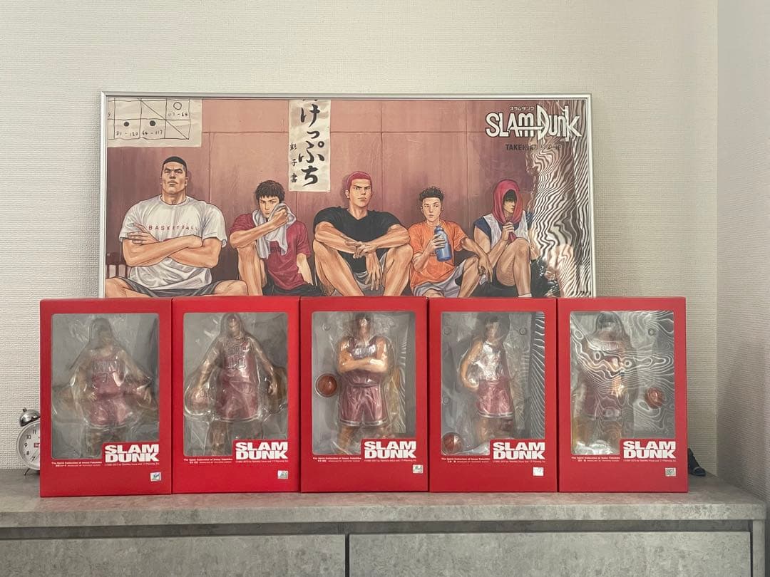 (ボトルホルダー付き)SLAM DUNK 湘北高校 フィギュア 5体セット