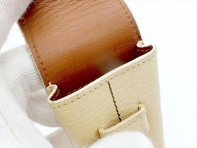 [2971]　良品　＊ロエベ＊　レザー　ペンケース　ロゴ
