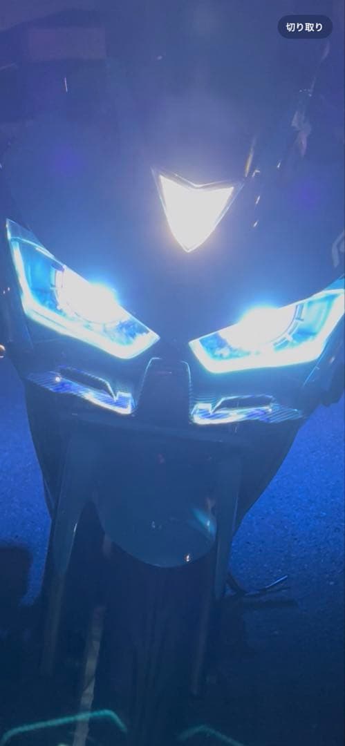 破格です！YZF-R25 HID ヘッドライト RG10J イカリング