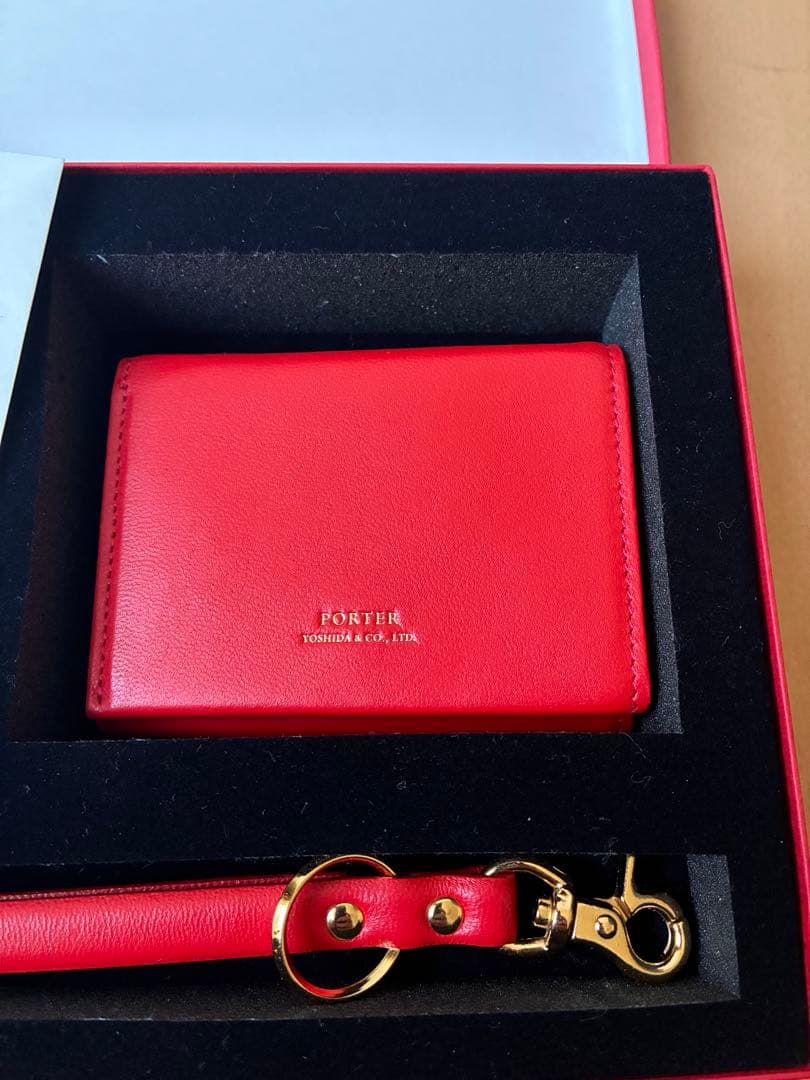 美品　PORTER ユニ 3つ折り財布 吉田カバン レザー ウォレット