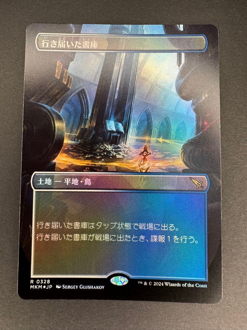 未使用 行き届いた書庫 日本語 ボーダーレスfoil