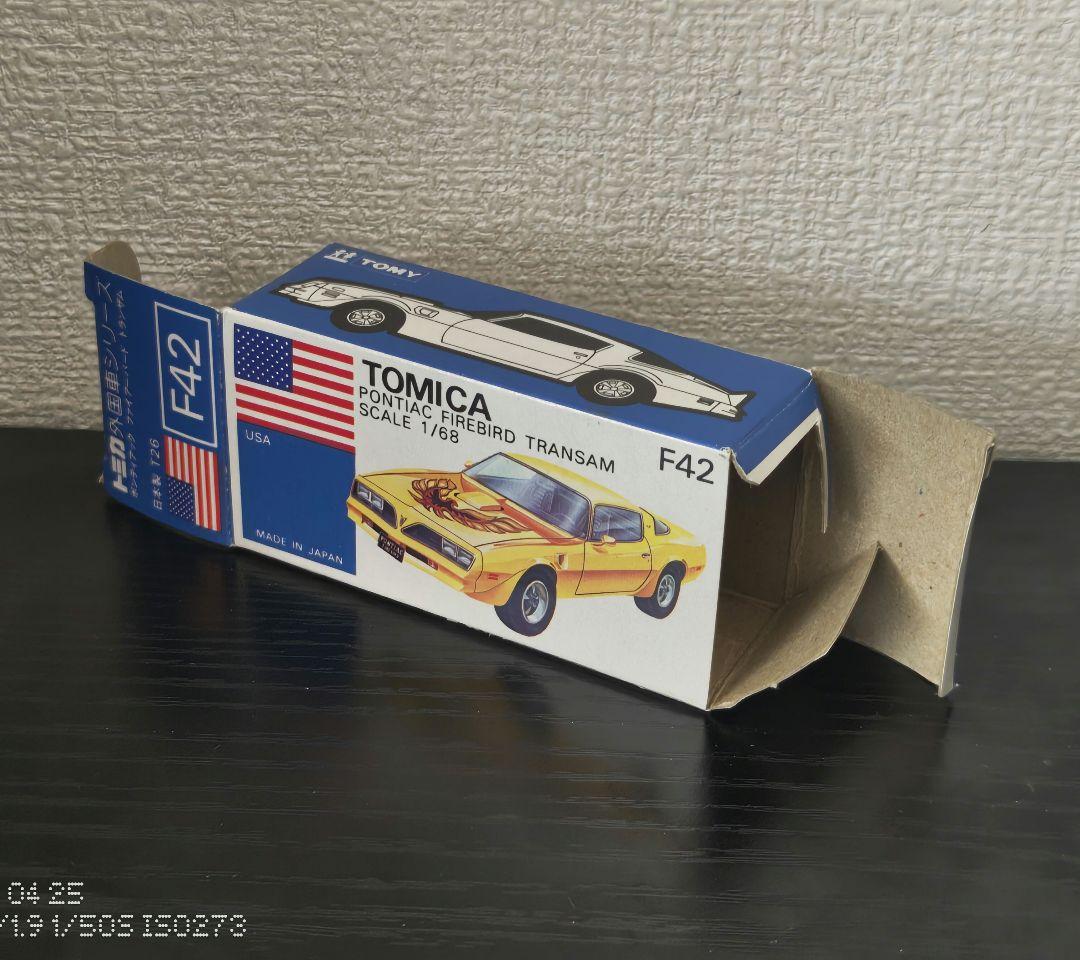 TOMICA　トミカ　ポンティアック　ファイヤーバード　ワイドホイール　箱付き
