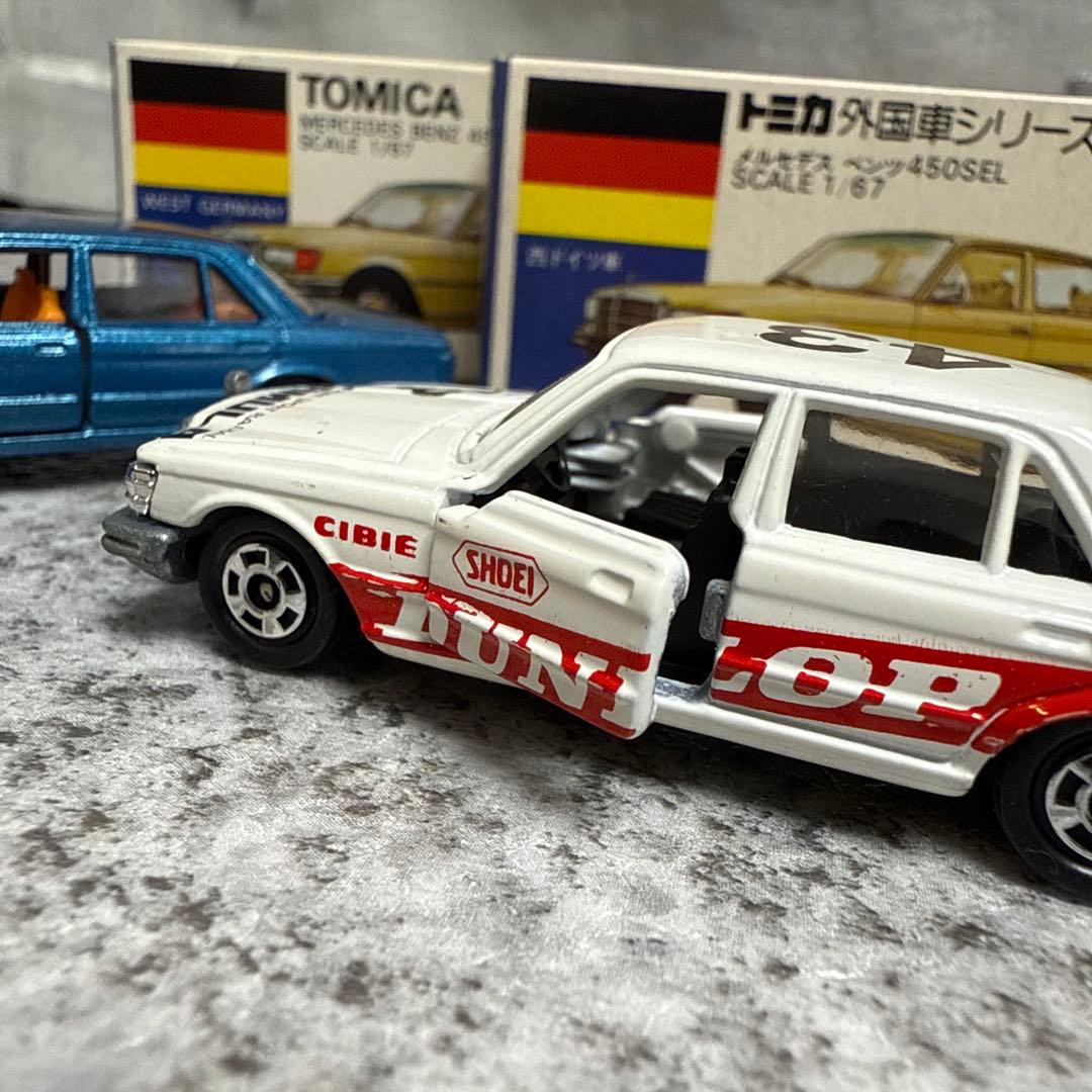 モ*ン様 青箱トミカ外国車シリーズF7メルセデスベンツ450SEL