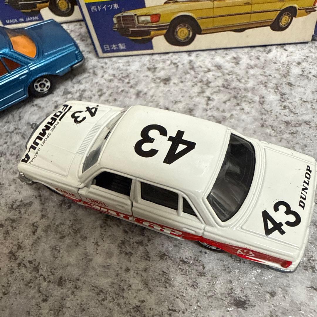 モ*ン様 青箱トミカ外国車シリーズF7メルセデスベンツ450SEL