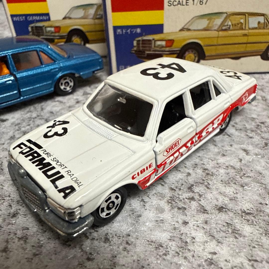 モ*ン様 青箱トミカ外国車シリーズF7メルセデスベンツ450SEL