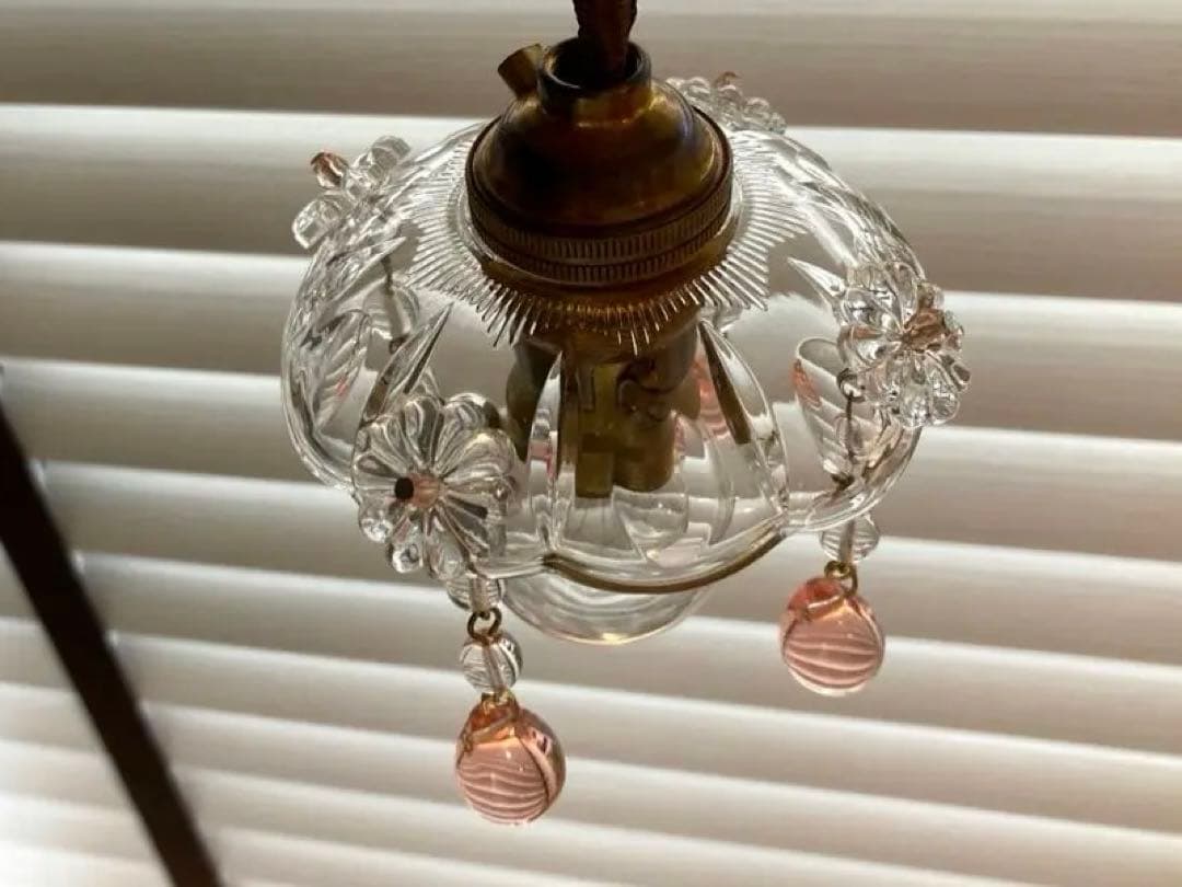 専用　ミニシャンデリア　1930年　フランス　アンティーク　シェード