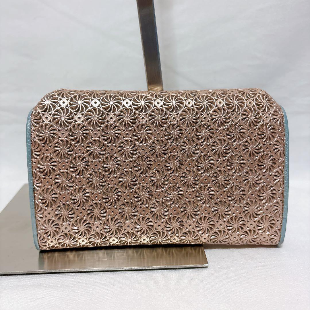 【レア✨️】ヒロコハヤシ ジラソーレ セーラ ピンク 限定色 折り財布 ミニモ