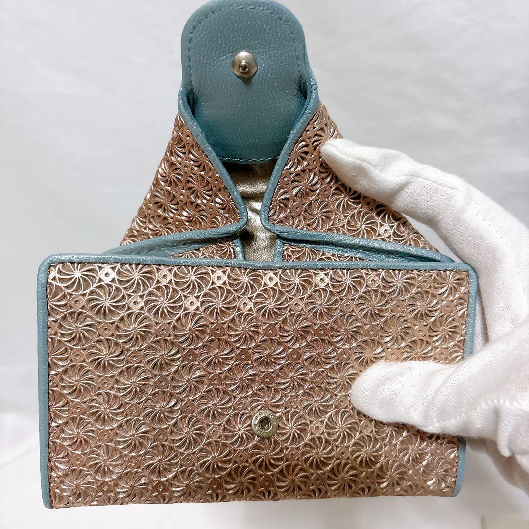 【レア✨️】ヒロコハヤシ ジラソーレ セーラ ピンク 限定色 折り財布 ミニモ