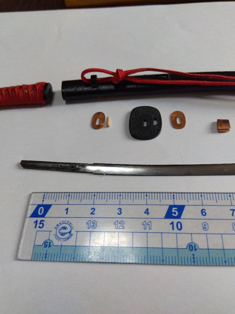 装飾ペーパーナイフ【日本刀型と２本刀掛け】