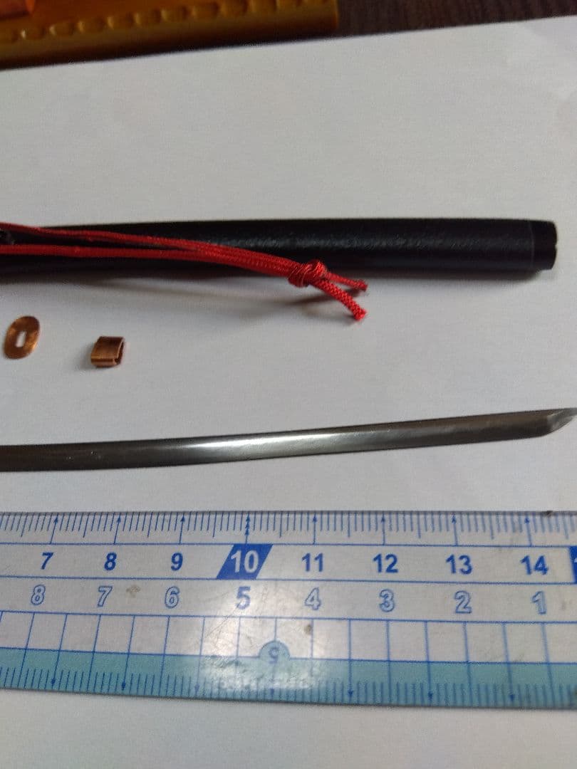 装飾ペーパーナイフ【日本刀型と２本刀掛け】