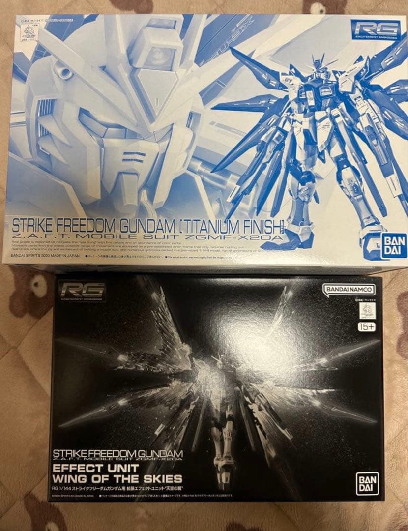 RG ストフリ 天空の翼 チタニウムフィニッシュ セット