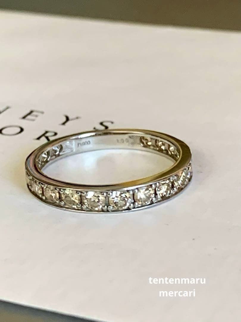 ♡*♡様 pt900 ☆ 1.00ct ダイヤモンドフルエタニティリング