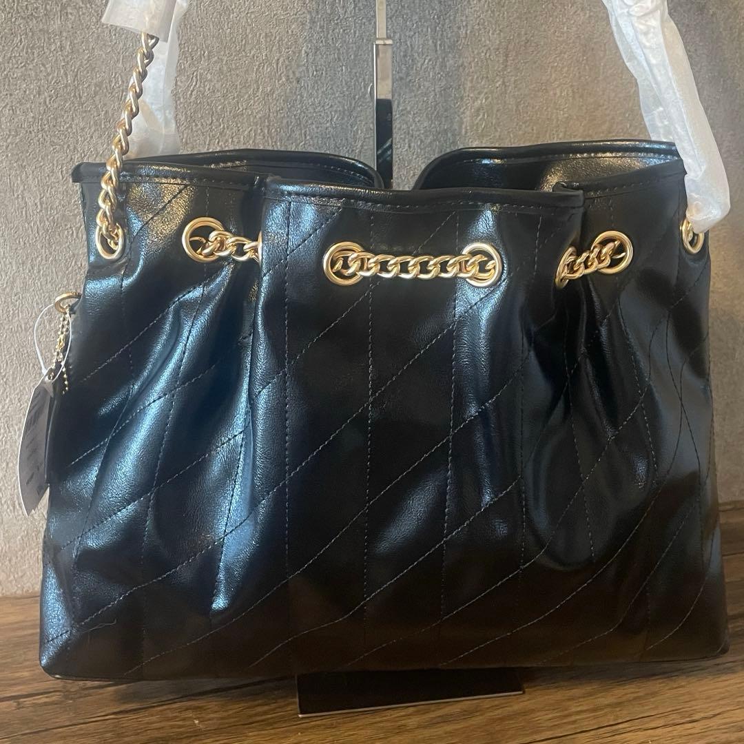 COACH エヴリン ショルダー バッグ・キルティング @