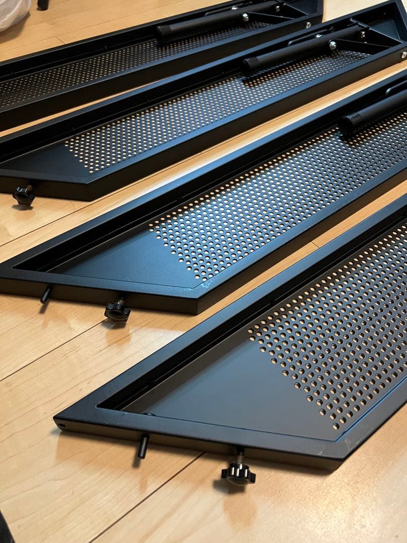 LOGOS アウトドアテーブル 四角形 サイドパネル付き　囲炉裏