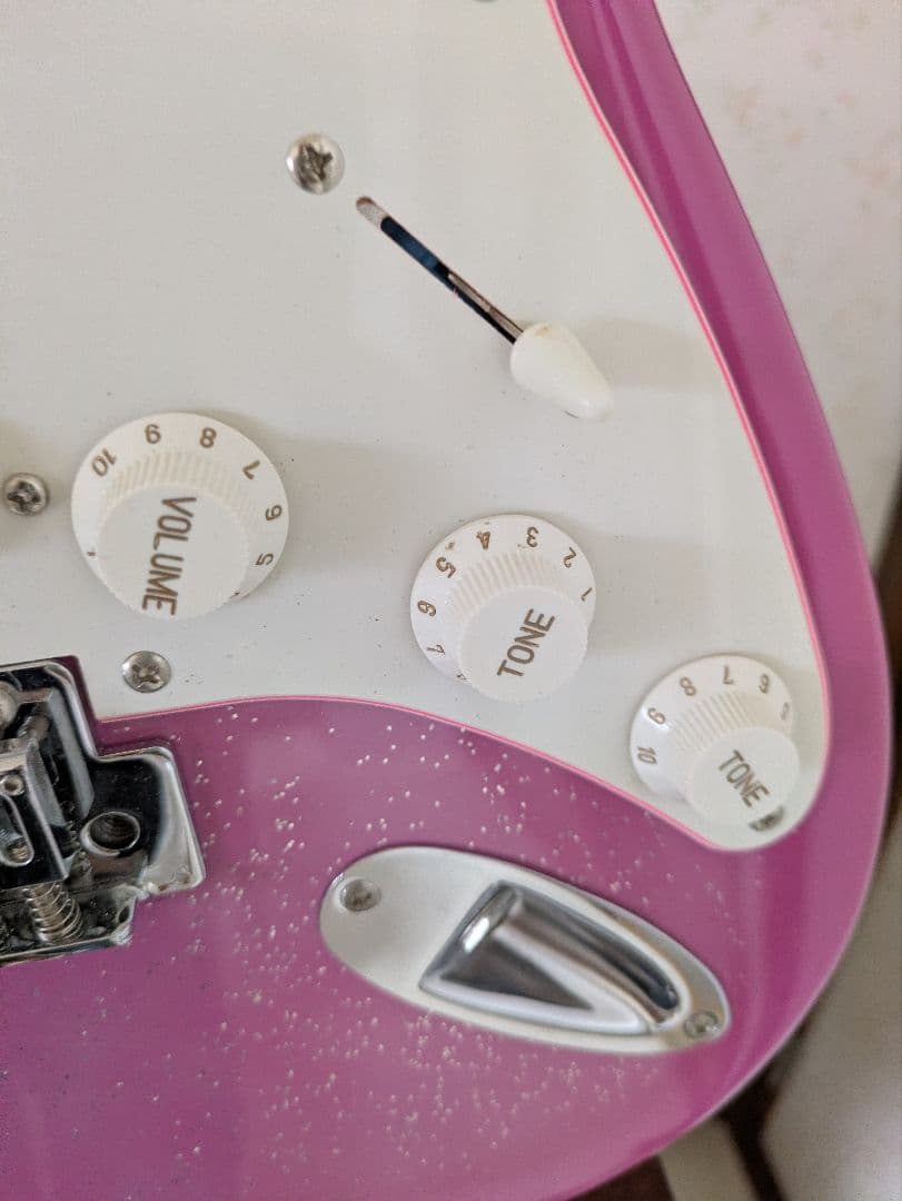 Gypsy Rose ジプシーローズ　ピンクエレキギター　ストラトタイプ