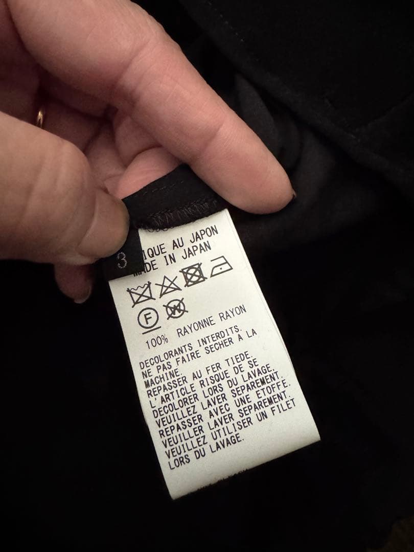 パンツ Yohji Yamamoto rayon PANTS