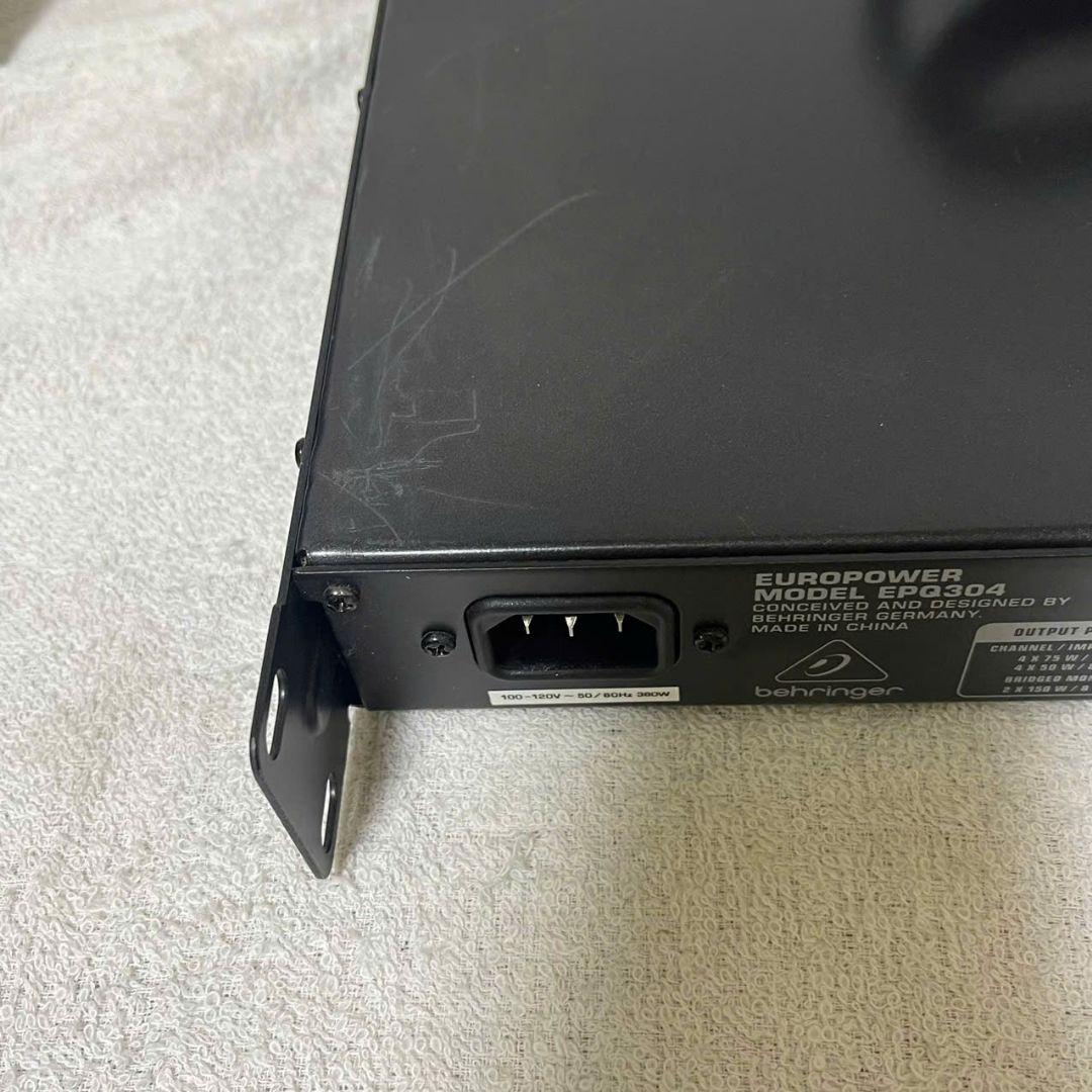#017 Behringer EPQ304 パワーアンプ 4チャンネル ベリンガ