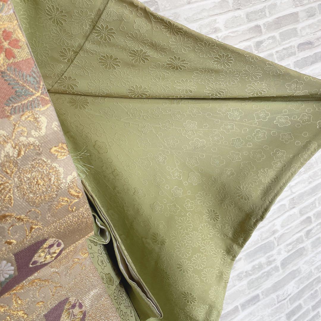 色無地　フルセット　菊　梅　地紋　難あり　練習用　シンプル　礼装　着物　I2