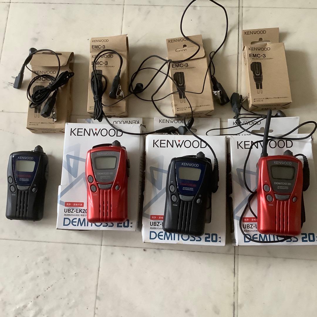 ケンウッド　トランシーバー&マイク4台セット