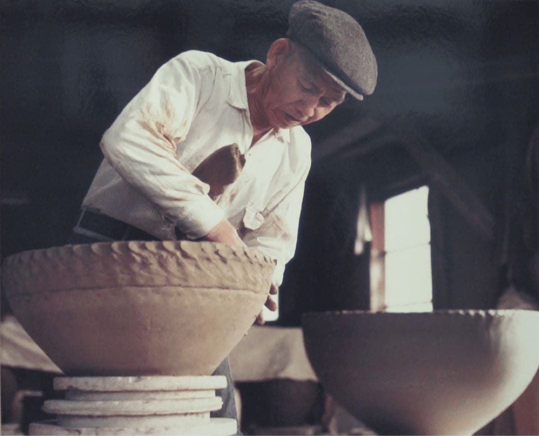 常滑焼 澤田重治 沢田重治 作 ヨリコ造り 壷 水瓶 大壺 陶器 陶芸 共箱