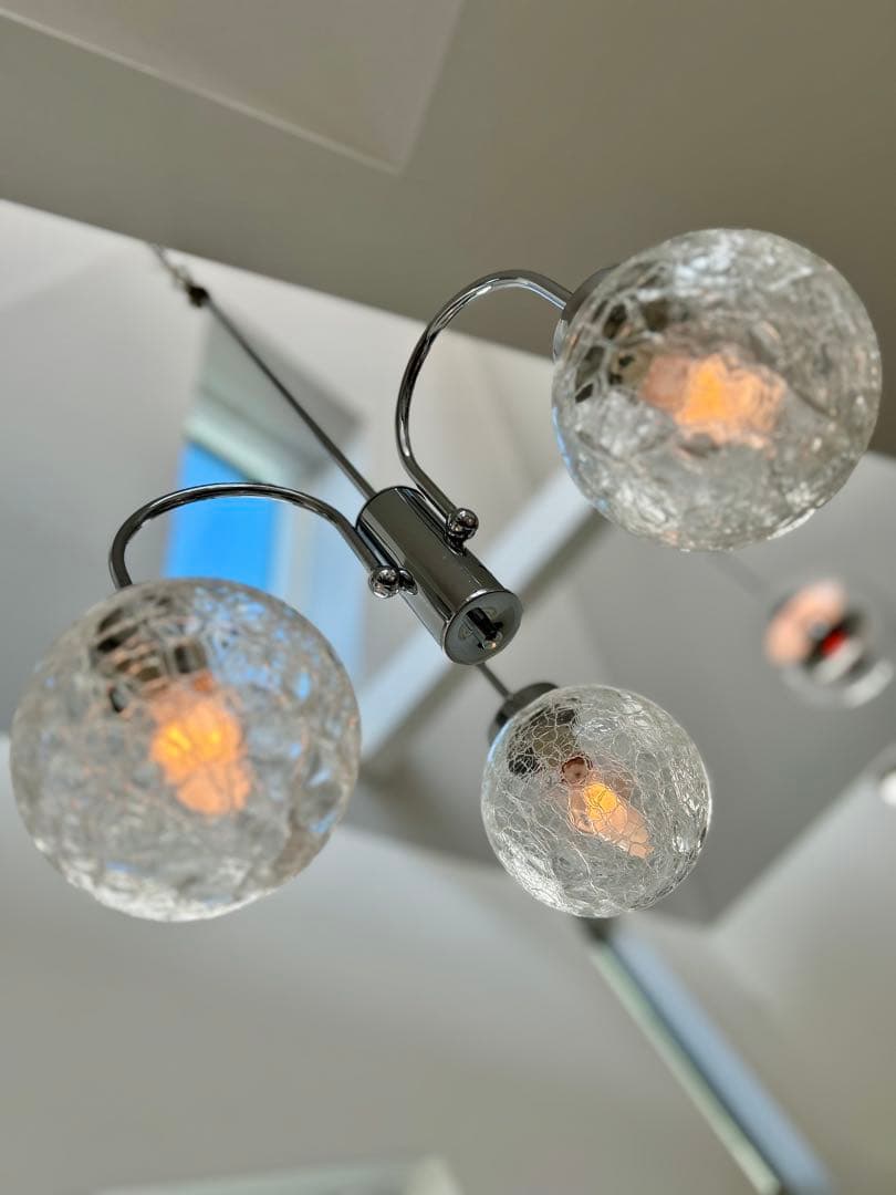 独70年代　Sölken-Leuchten ヴィンテージ・3灯ペンダントランプ