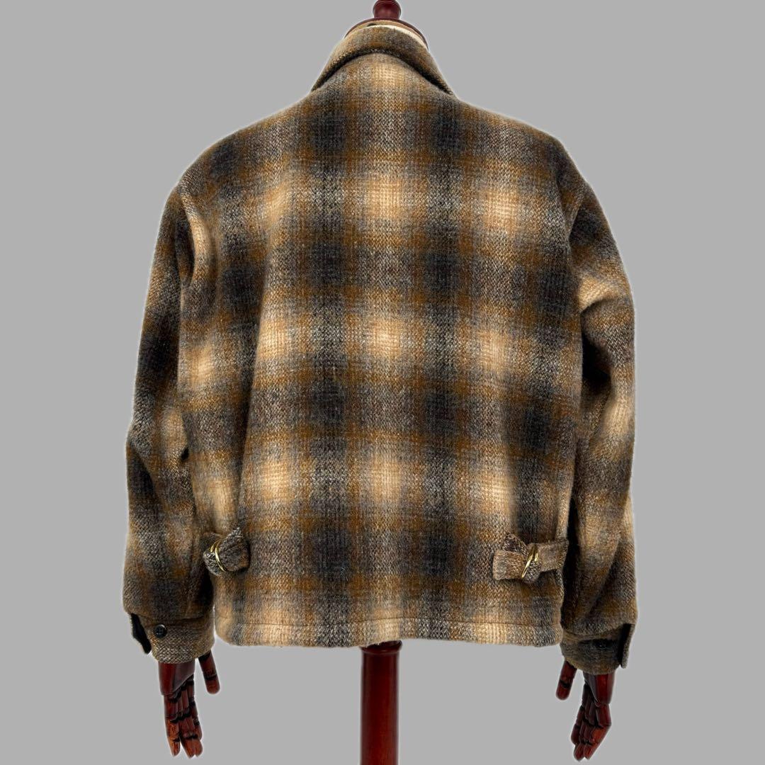 melton 70s ビンテージ USA製 オンブレ ウールジャケット メルトン