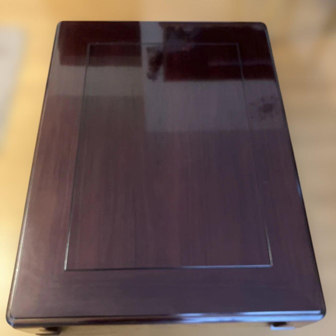 座卓　彫刻装飾付　ローテーブル　昭和レトロ　★レース編みテーブルクロス付き★