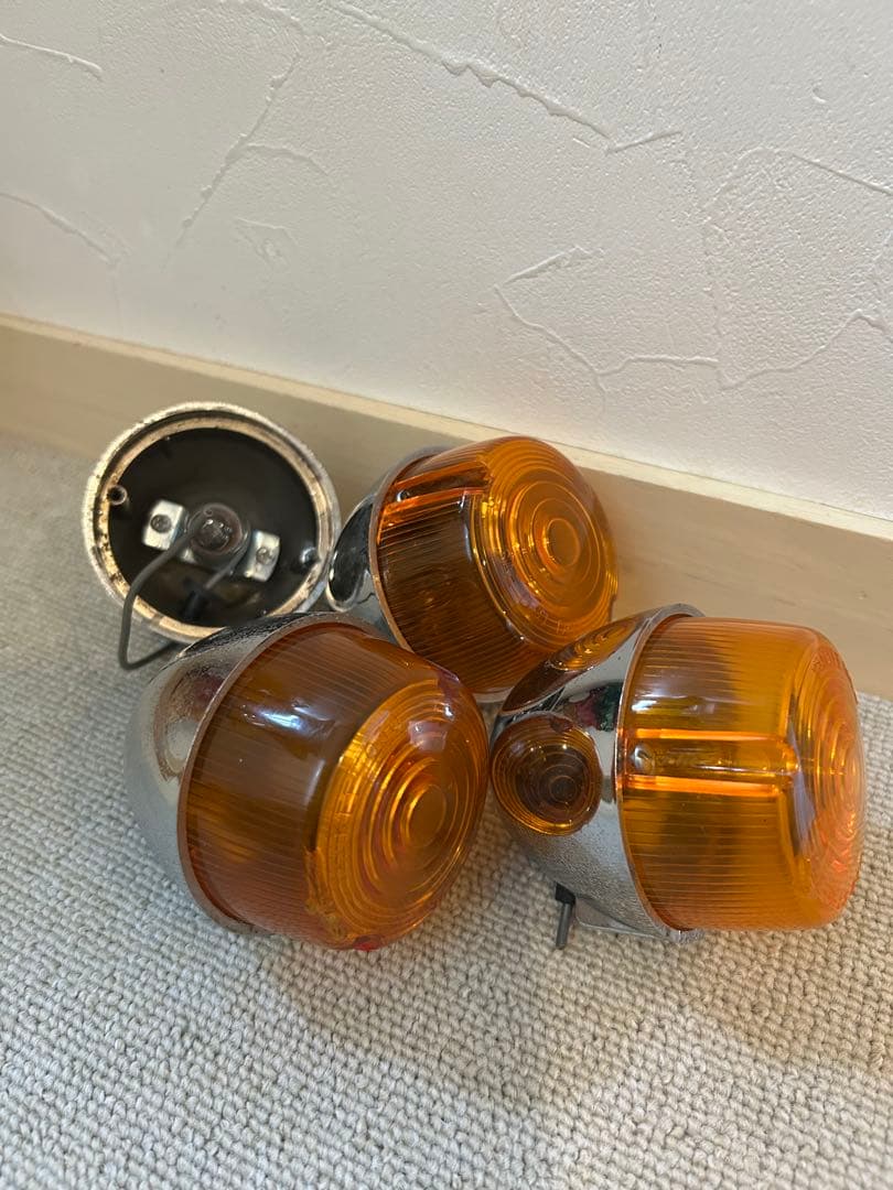 ショベルヘッド純正ヤンキーウインカー4個　ショベル　エボ　パン　ナックル