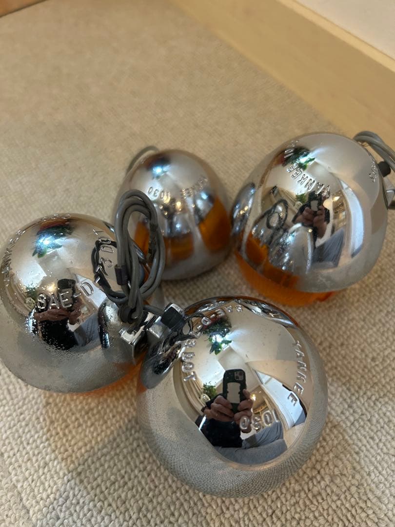 ショベルヘッド純正ヤンキーウインカー4個　ショベル　エボ　パン　ナックル