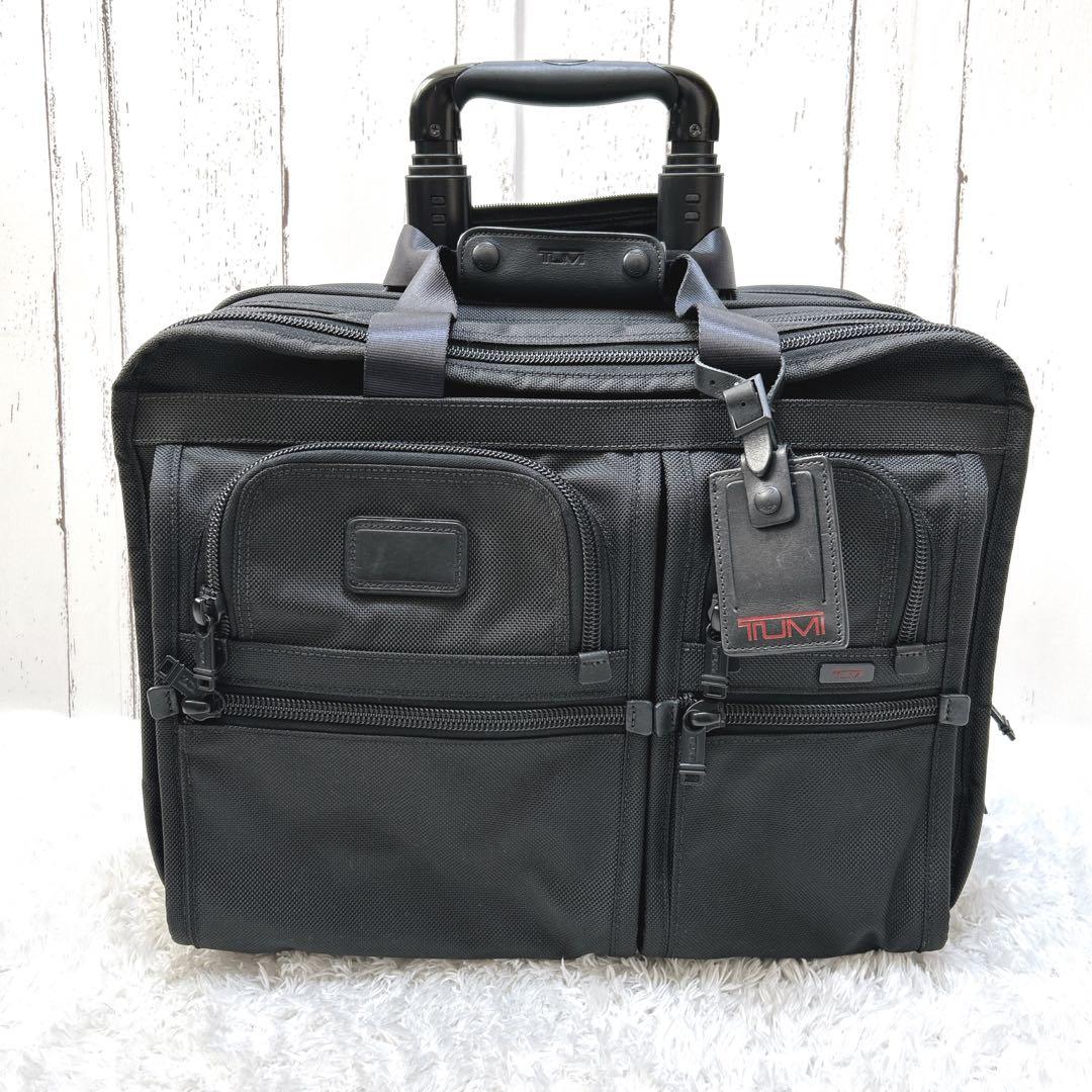 【美品】TUMI ALPHA アルファ 26104DH キャリーケース 黒