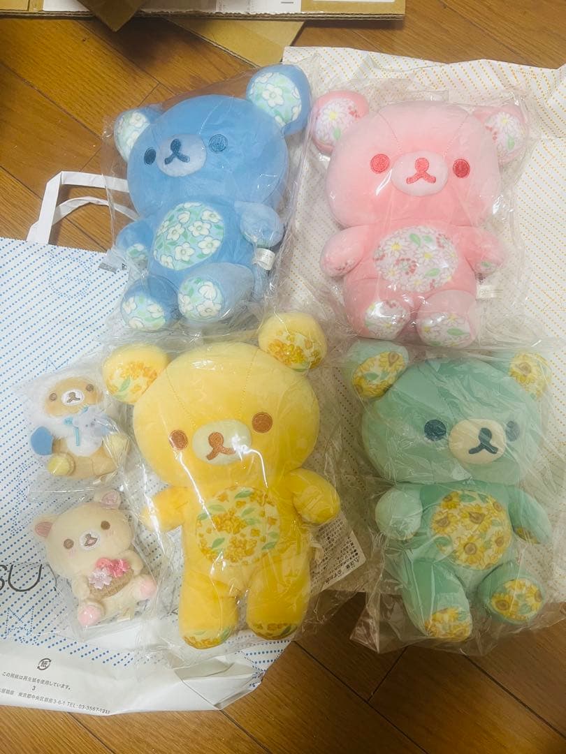 リラックマ　GINZA 銀座　ぬいぐるみ6種セット