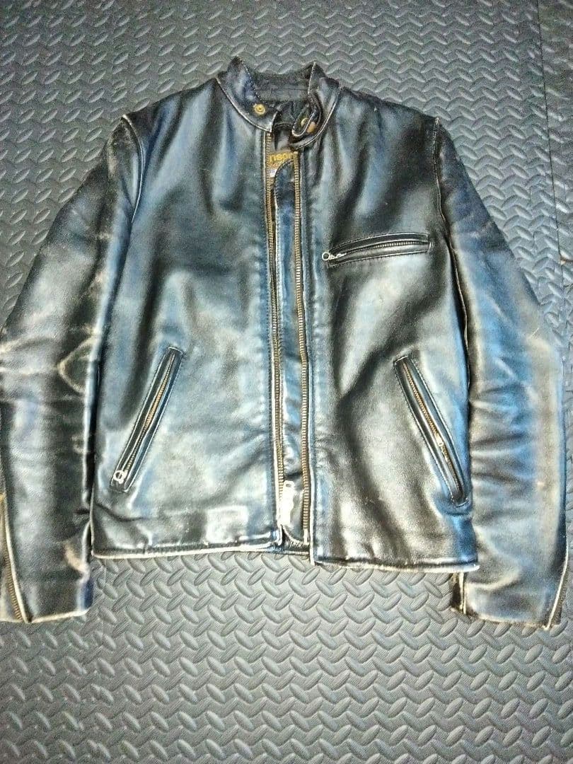 Vanson ブラック シングルライダースジャケット