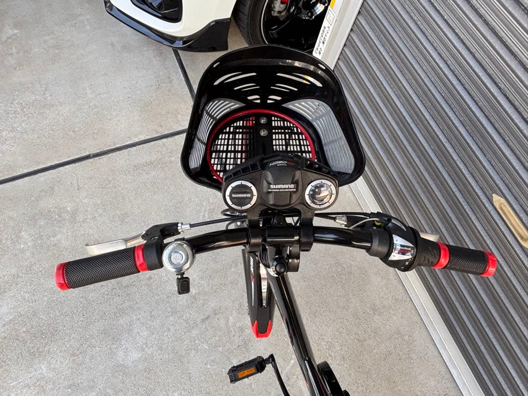 はる　BRIDGESTONE 子供用自転車 24インチ　ブラック／レッド