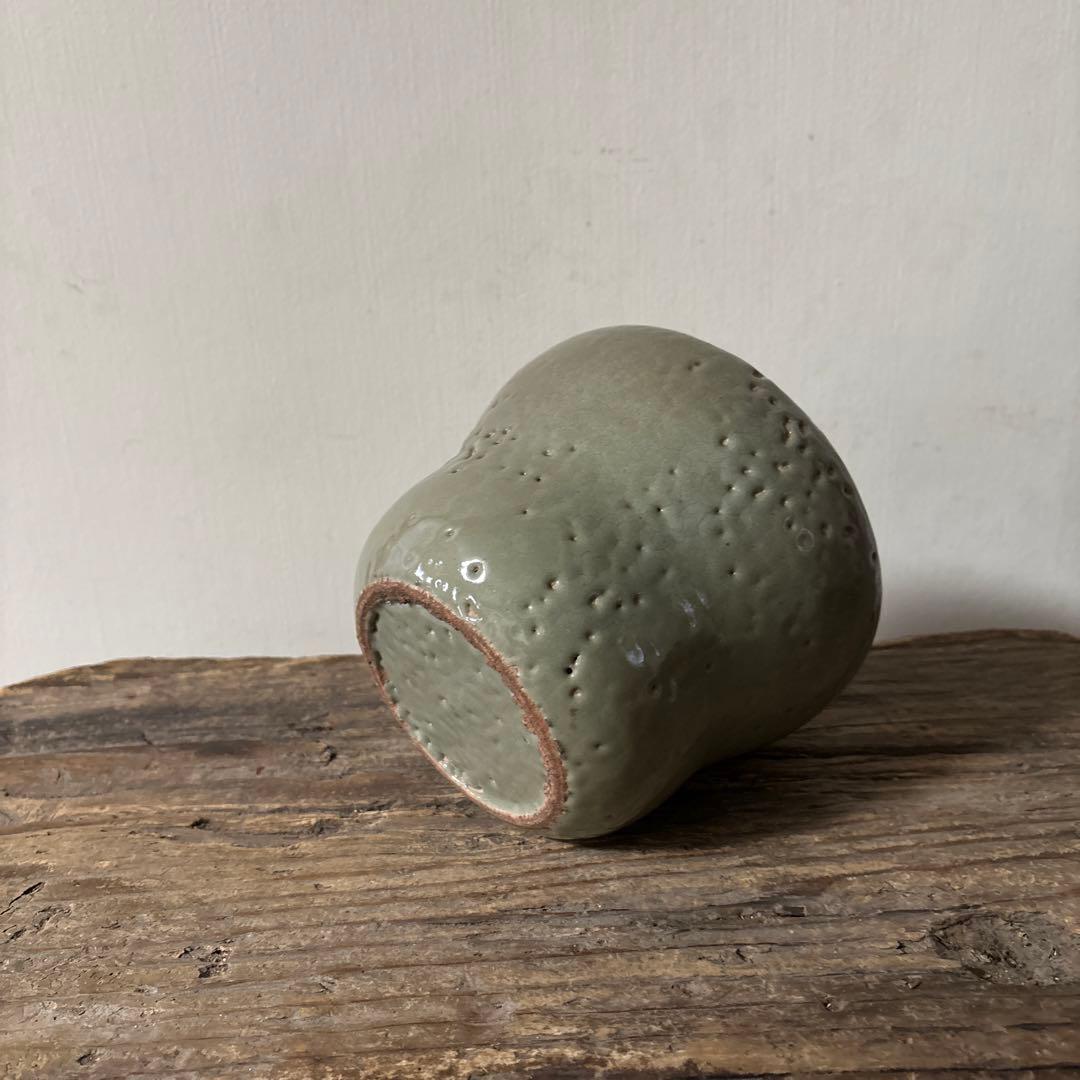 古伊万里青磁水差　江戸　初期　茶道具　抹茶　古民芸　アンティーク　方丈唯心　李朝