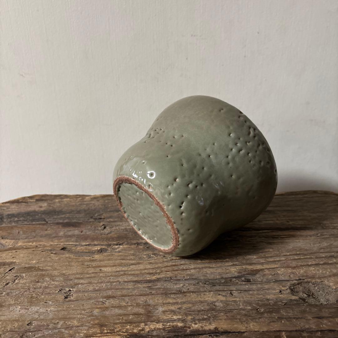 古伊万里青磁水差　江戸　初期　茶道具　抹茶　古民芸　アンティーク　方丈唯心　李朝