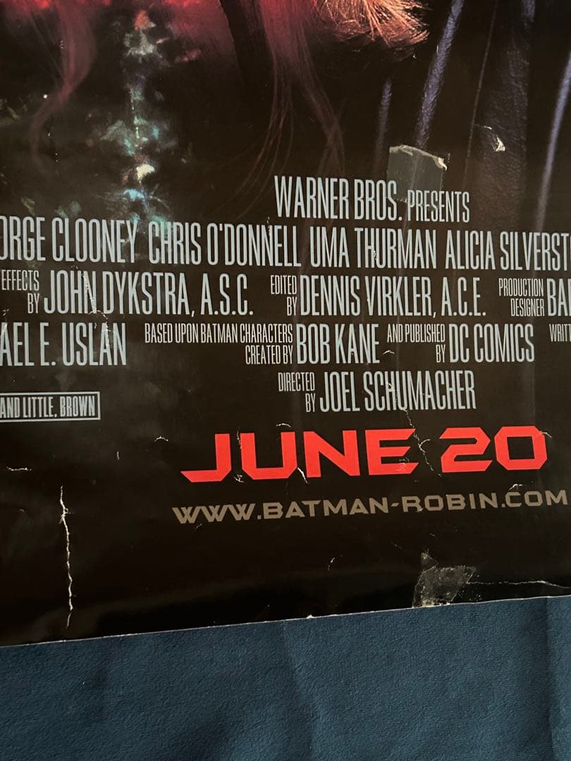 バットマン&ロビン　Mr.フリーズの逆襲　USオリジナル映画ポスター