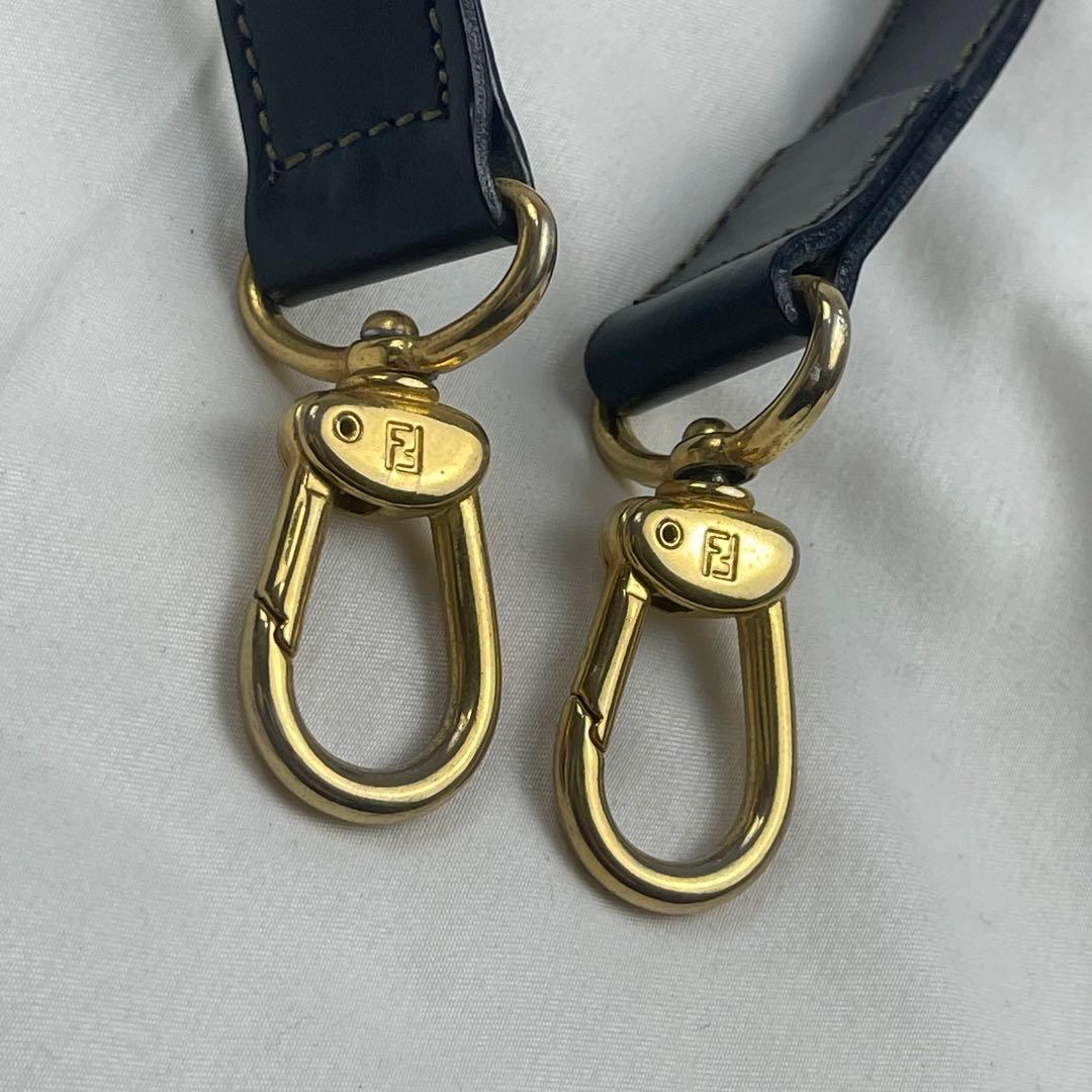 【美品】FENDI フェンディ ズッカ 2way ショルダーバッグ ヴァニティ